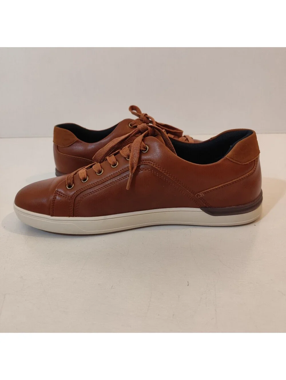 Bruno Marc Casual Dress Sneakers Men's Lace Up Shoes Brown Size 10